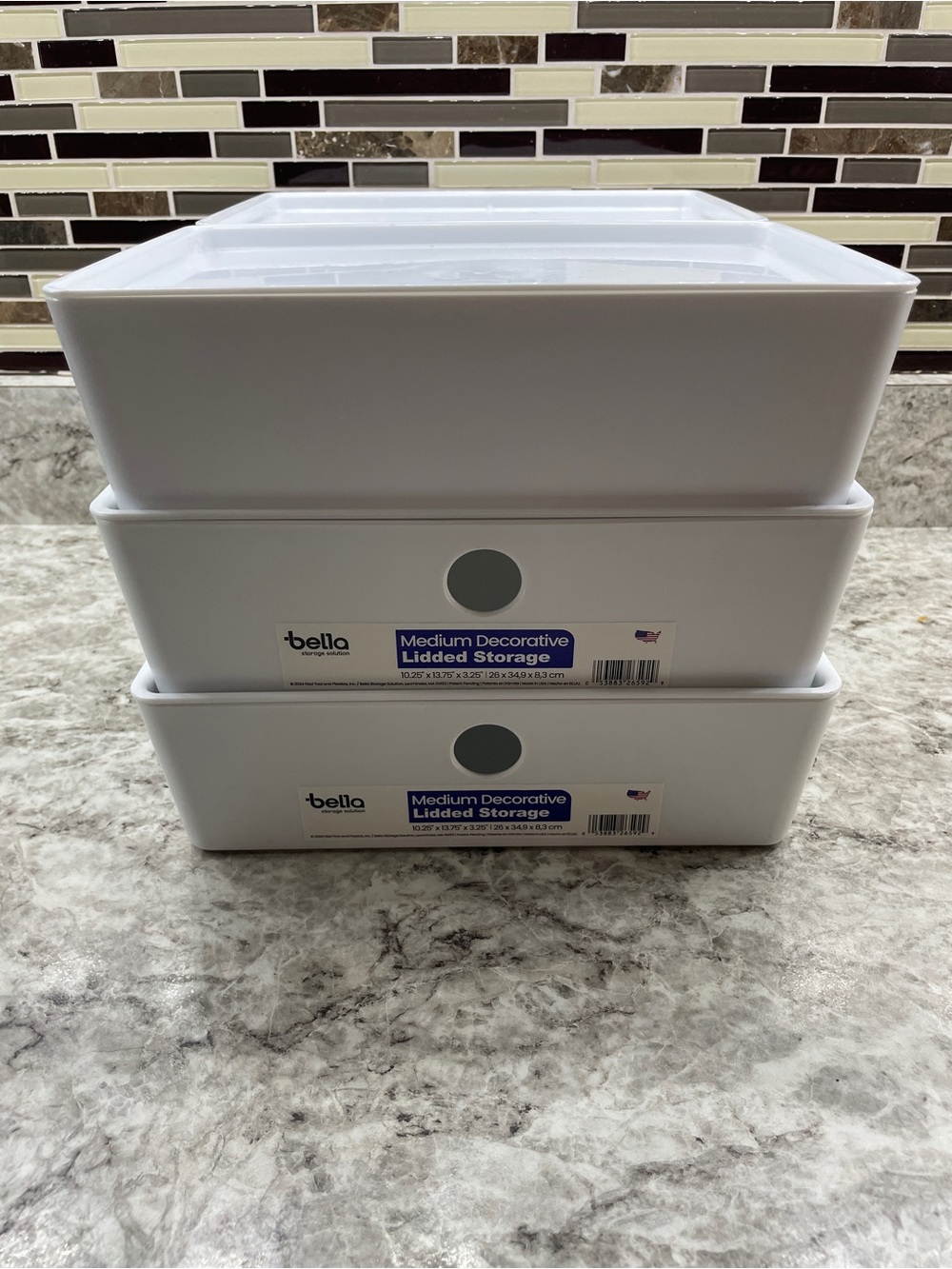 Bella Lidded Storage containers Set Of 4